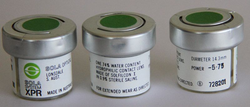 Contact lens aquisitions